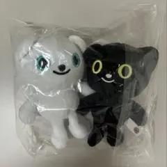クロネコヤマト　ノベルティ黒と白のぬいぐるみセット 非売品