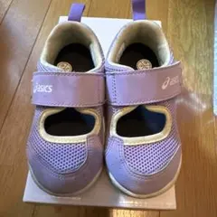 asics ベビーサンダル 14.5cm パープル