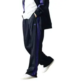 【新品】adidas/黒M/ベッケンバウアートラックパンツ/ジャージ/男女兼用
