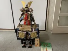 五月人形　鎧兜　収納台　華厳のサムネイル