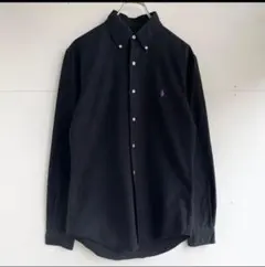ラルフローレン ワンポイント ボタンダウンシャツ Ralph lauren 黒