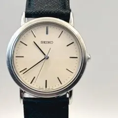 セイコー クォーツ メンズ スリム シルバー 1993年 ヴィンテージSEIKO