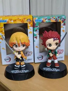 SEGA Tip'n Pop 鬼滅の刃 プレミアムフィギュア竈門炭治郎　我妻善逸