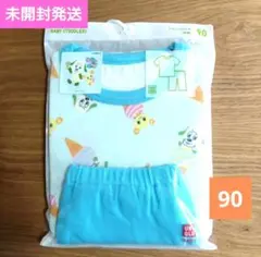 ユニクロ　いないいないばあ！　ドライパジャマ　ブルー　半袖【90サイズ】