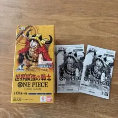 ONE PIECEカードゲーム 世界最強の戦士 未開封BOX プロモカード付き