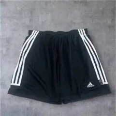 【00s OLLD】アディダス 万国旗タグ プラクティスパンツ ハーフパンツ 黒