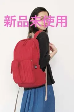 新品★フェリシモ mensha! キルティングガーゼ フラッフィーリュックのサムネイル