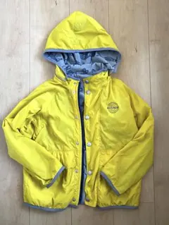 BeBe 130cm リバーシブル　ナイロン　フリース　軽量　ジャケット　男の子