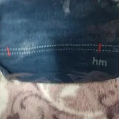 ハートマーケット　デニム　ボックスティッシュケース