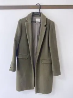 Lynn's Ear オリーブグリーン チェスターコート