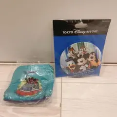 新品 ディズニー エコバッグ 缶バッチ ガチャ 蜷川実花 ミッキー ミニー 仲間