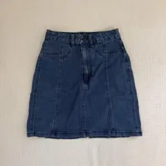 GU デニム ミニスカート