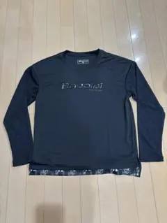 ☆新品タグ付き☆Babolatバボラ＊レディースロングＴシャツ＊ブラック：ＸＬ