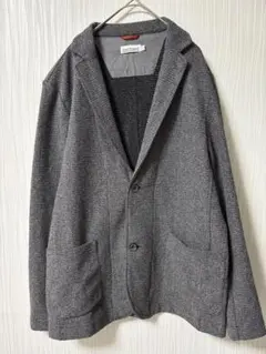 【美品✨】ハッシュパピー ジャケット さらさら 薄手 L グレー　アウターのサムネイル