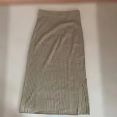 UNIQLO ウール　ロングタイト スカート