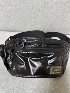 PORTER ポーター ブラック ショルダーバッグ ウエストバッグ 男女兼用