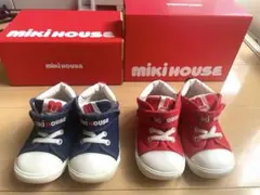 ミキハウス　セカンドベビーシューズ　2足セット13.5cm 14.0cm