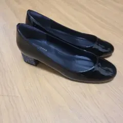 BEAMS　新品未使用かかとキラキラエナメルパンプス