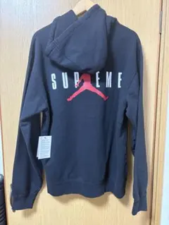 【新品未使用】Supreme Jordan ブラック パーカー M