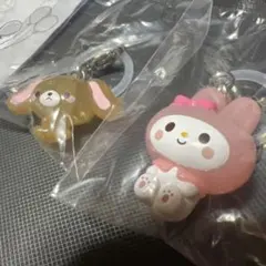 サンリオ　ゆるっとめじるしアクセサリー　くろうさ　マイメロ