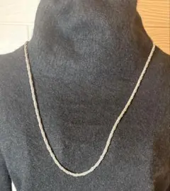 シンプル チェーンネックレス シルバーカラー ユニセックス メンズ レディース