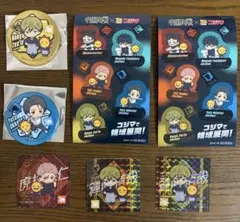 コジマ 呪術廻戦 缶バッジ＆ステッカーセット　禪院直哉　乙骨憂太　虎杖悠仁