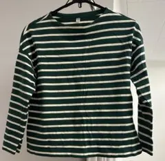 UNIQLO ボーダー　長袖 カットソー Mサイズ