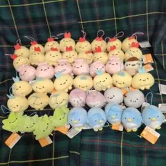 すみっコぐらし　マスコット　まとめ売り　計46個 ゴムひも付き　ぬいぐるみ