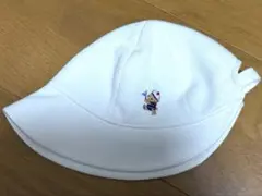 【美品】familiar ファミリア ベビー用帽子（サイズ41-43） 白