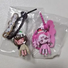 ウイルスイーツ カラフルマルチチャーム ガチャ イチゴプリン コーヒーゼリーラテ