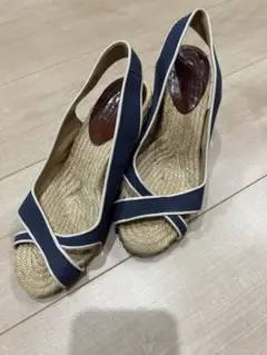 【美品】クリスチャンルブタン ウェッジソールサンダル　36