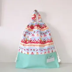体操服袋　お着替え袋　Handmade　入園入学グッズ