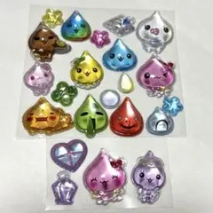 ボンボンドロップシール しずくちゃん 22個