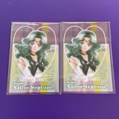 【美少女戦士セーラームーン】明治　オリジナルクリアカード　２枚セット