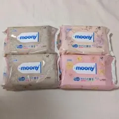ムーニー おしりふき やわらか厚手 【アカチャンホンポ限定デザイン】 4個セット