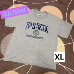 Gildan PIKE UNIVERSITY メンズTシャツ XL グレー