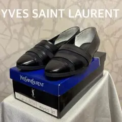 イヴサンローラン　Yves Saint Laurent ブラックパンプス 37R