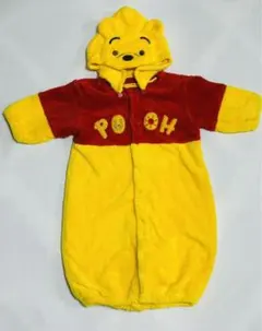 プーさん フード付きロンパース 50〜70cm