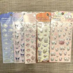 【新品未開封】サンリオぷくっとシール　5種
