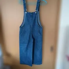 キッズ デニムオーバーオール 140