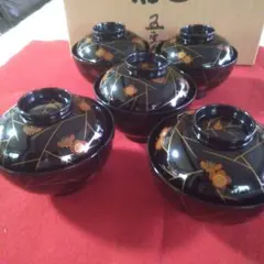 輪島塗雪月花蒔絵吸物椀 象彦 山中塗 越前塗 津軽塗 春慶 - メルカリ