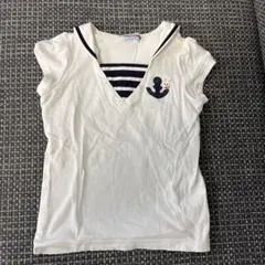 ミキハウス セーラー襟 Tシャツ 90cm