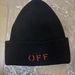 off-white ビーニー 美品 Off-White™ - ロゴ リブ ビーニー | HBX