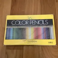 Tombow 36色 色鉛筆缶　未使用品