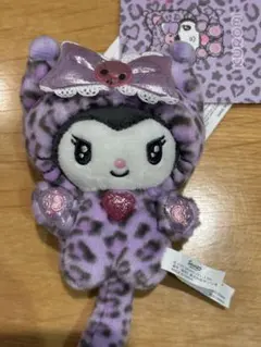 サンリオハローキティ マスコットホルダー ギャルネコ 新品 クロミ　人形　豹柄