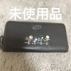 (未使用品)COACH スヌーピー　PEANUTS 長財布