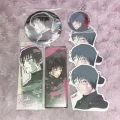 呪術廻戦 禪院真希 缶バッジ ステッカー アクリルチャーム セット