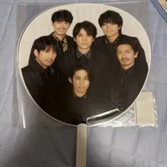 【レア！！】森田剛 岡田准一 星型 うちわ V6 森田剛 三宅健 コンサートツアー【新品未開封 公式星形ジャンボ
