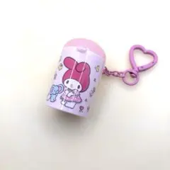 サンリオ マイメロ コインキーホルダー 100円玉16枚収納 コインシリンダー