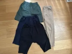 110サイズ 春夏用ボトムスセット（GU・無印良品）